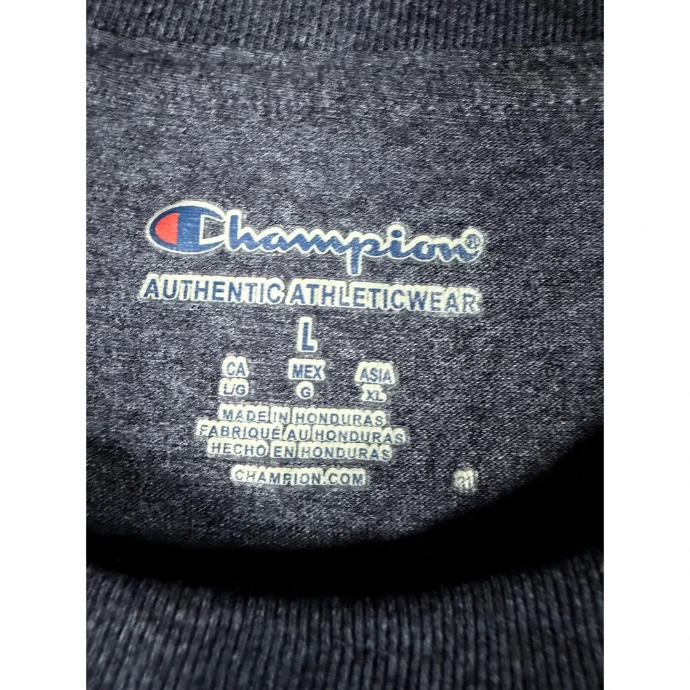 Champion Michigan Wolverines 2022 Big Ten Champions Navy Blue T-Shirt Mens Large - Picture 3 of 4